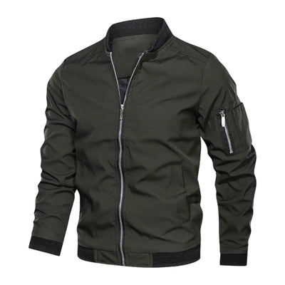 Military Green Bomber Jacket