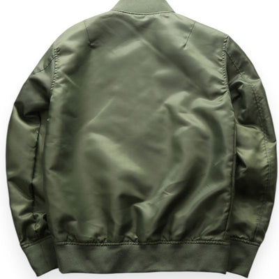 Military hooded ma1 bomber jacket