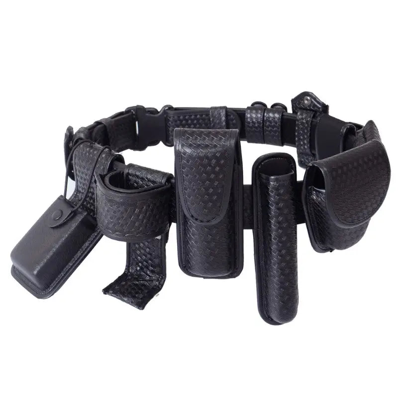 Military tactical belt with pouches