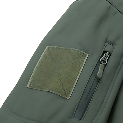 Military waterproof jacket with fleece lining