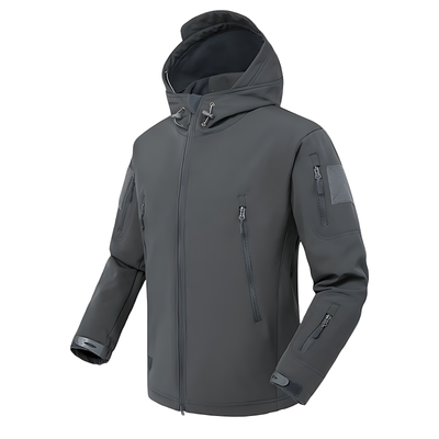 Military waterproof jacket with fleece lining