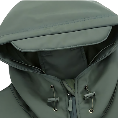 Military waterproof jacket with fleece lining