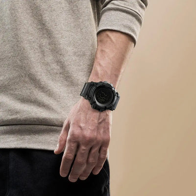 Montre homme sport militaire avec baromètre et boussole