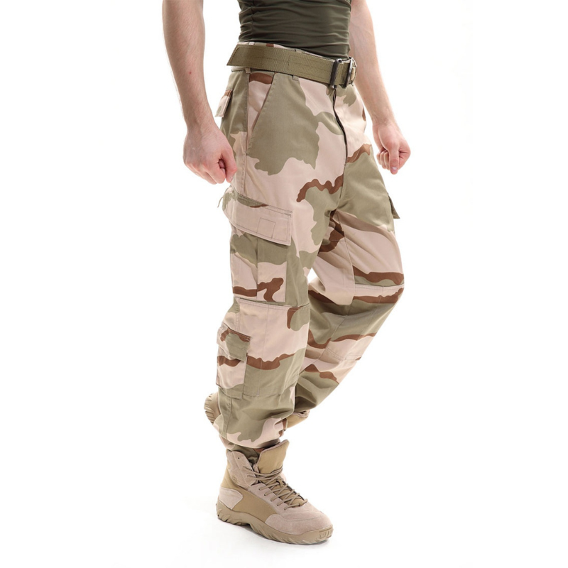 multi pocket cotton camouflage pants