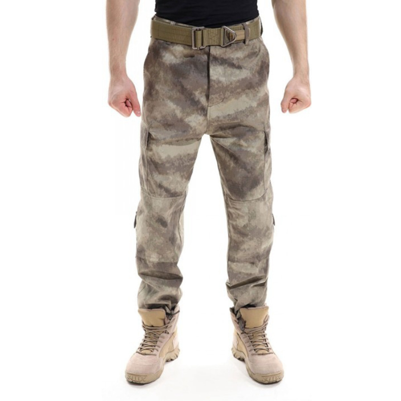 multi pocket cotton camouflage pants