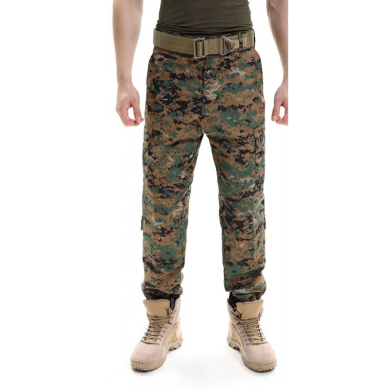 multi pocket cotton camouflage pants