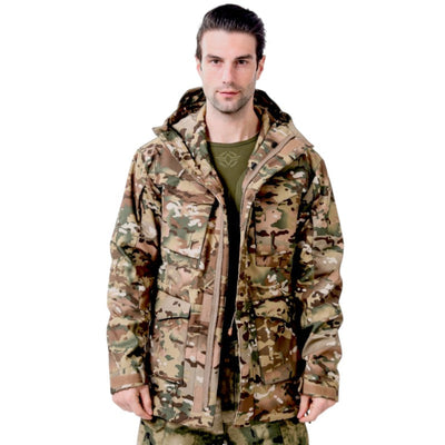 Multi pocket military jacket