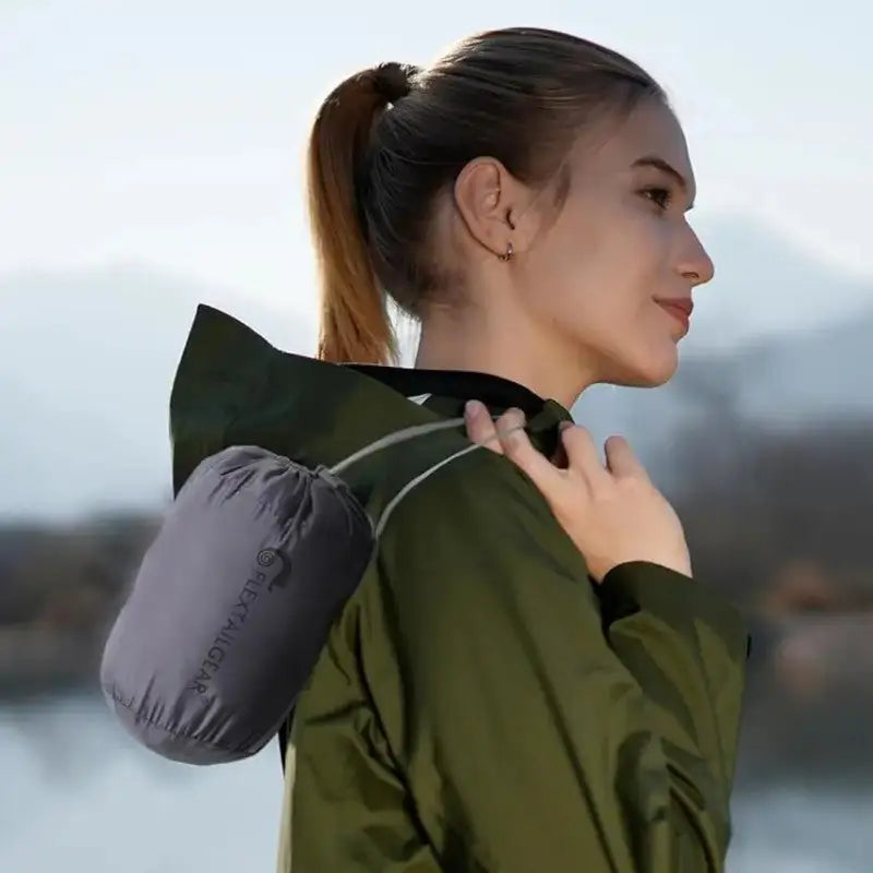 Oreiller ergonomique randonnée