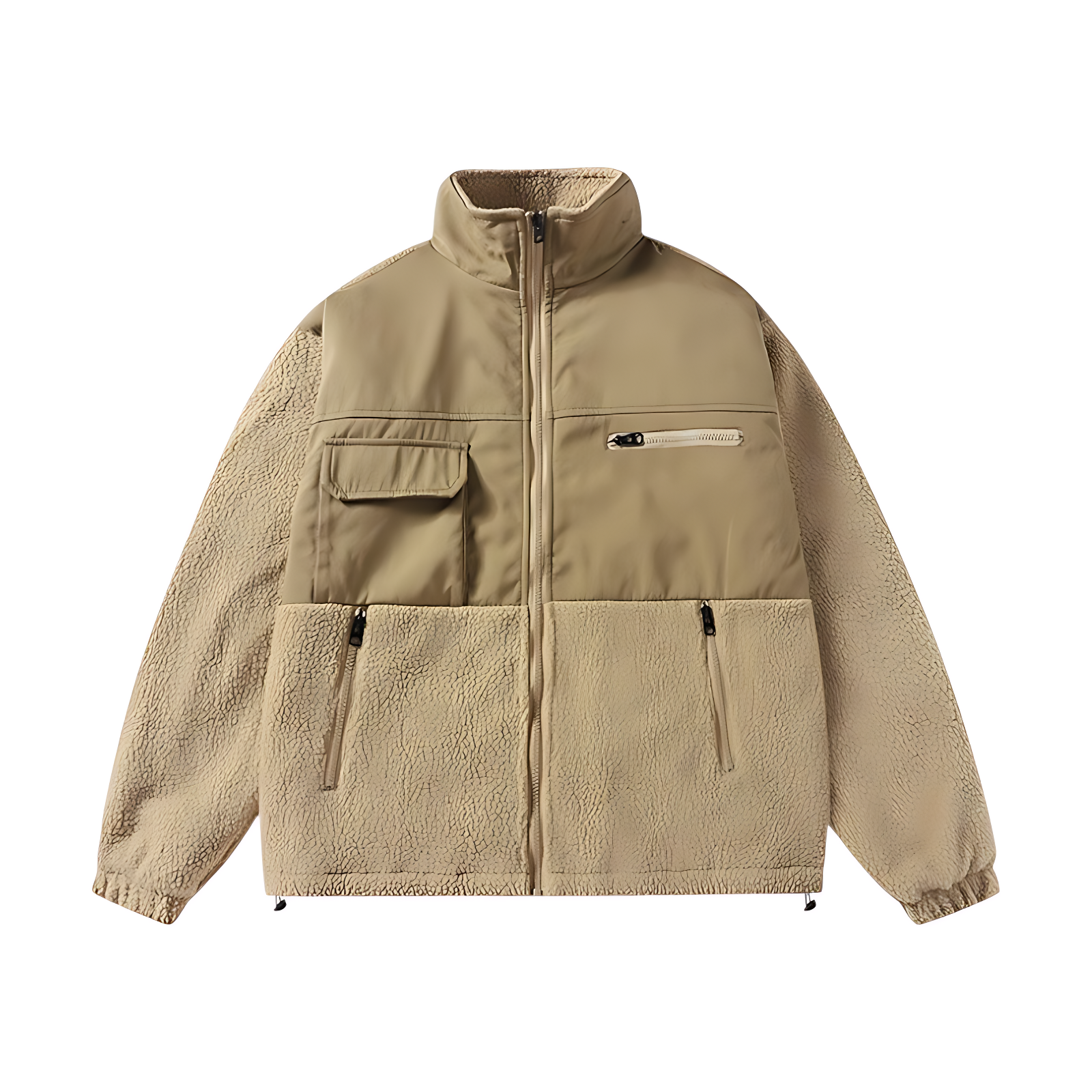 Outdoor camping fleece jumper