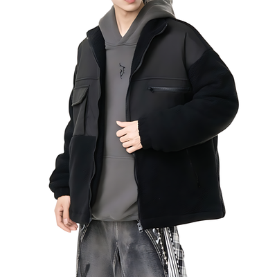 Outdoor camping fleece jumper