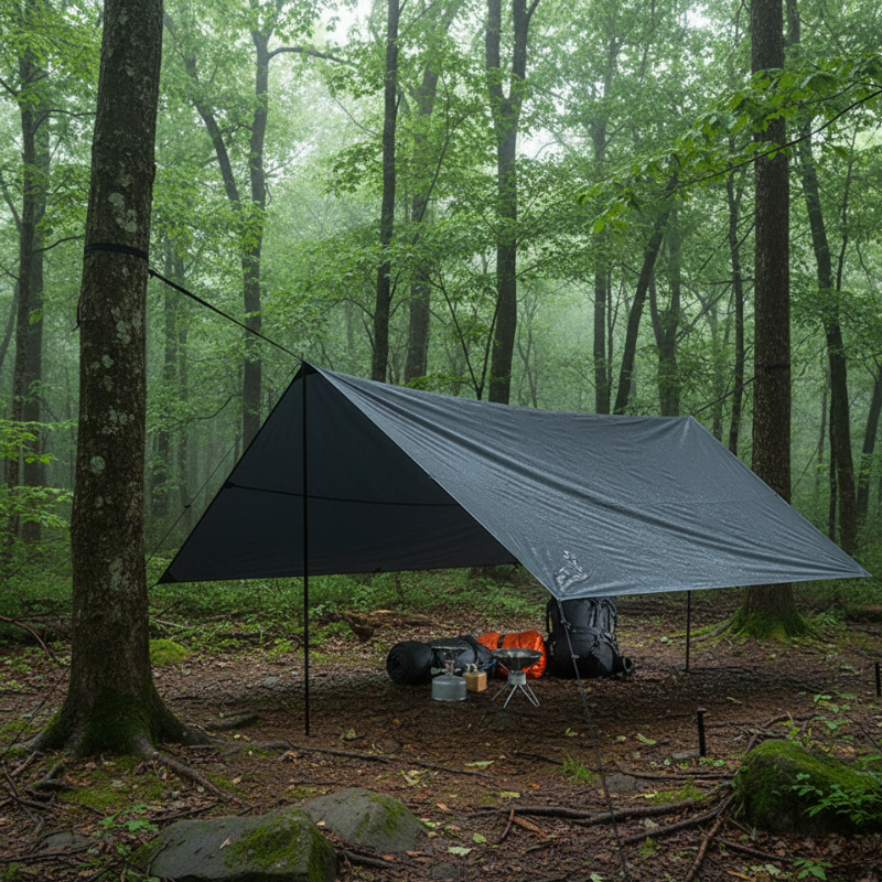 Outdoor camping tarp