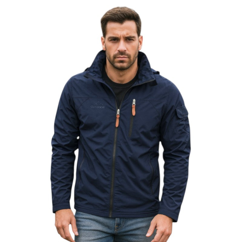Outdoor military waterproof jacket