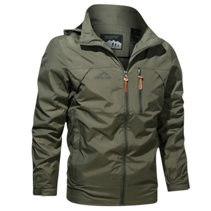 Outdoor military waterproof jacket
