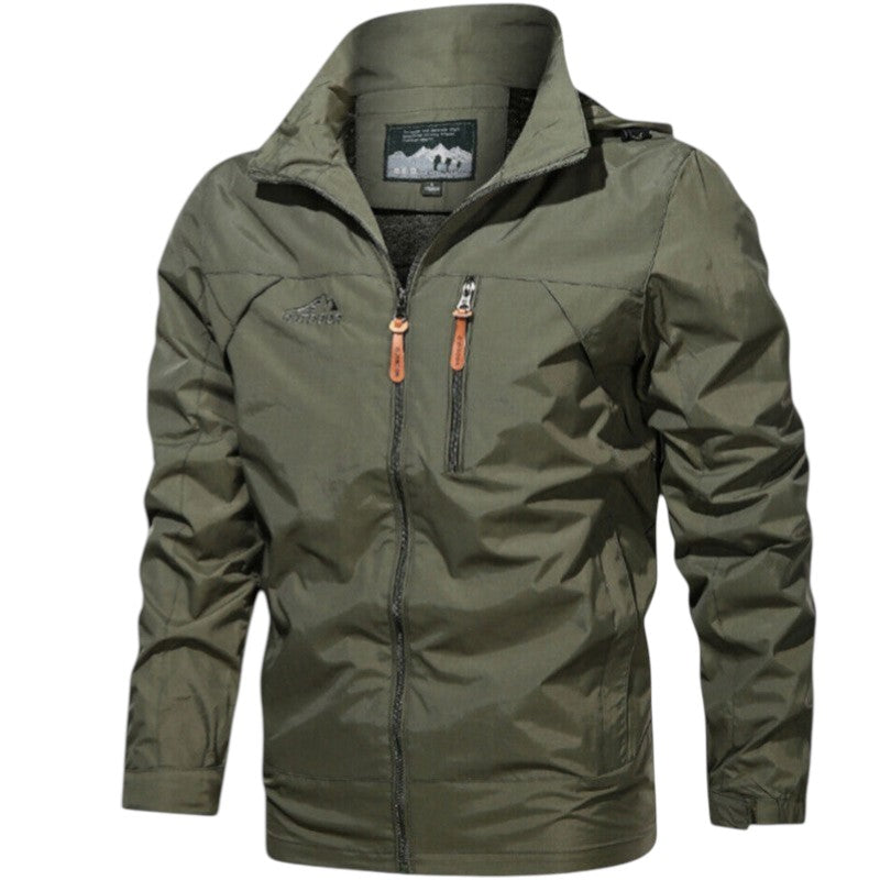 Outdoor military waterproof jacket