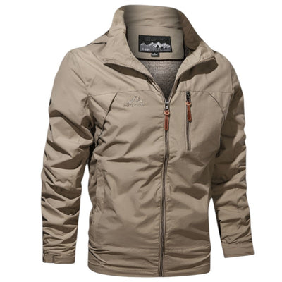Outdoor military waterproof jacket