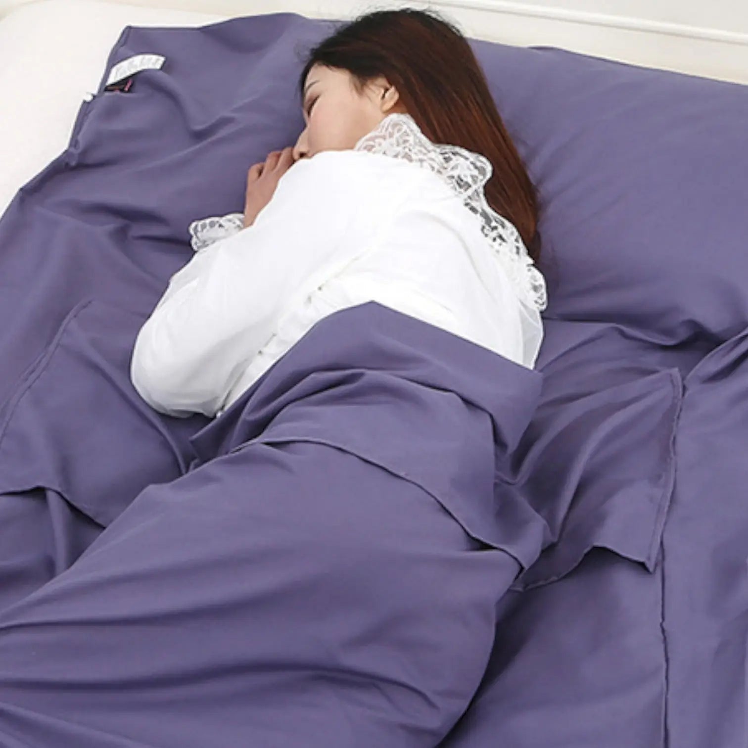 Outdoor sleeping bag liner