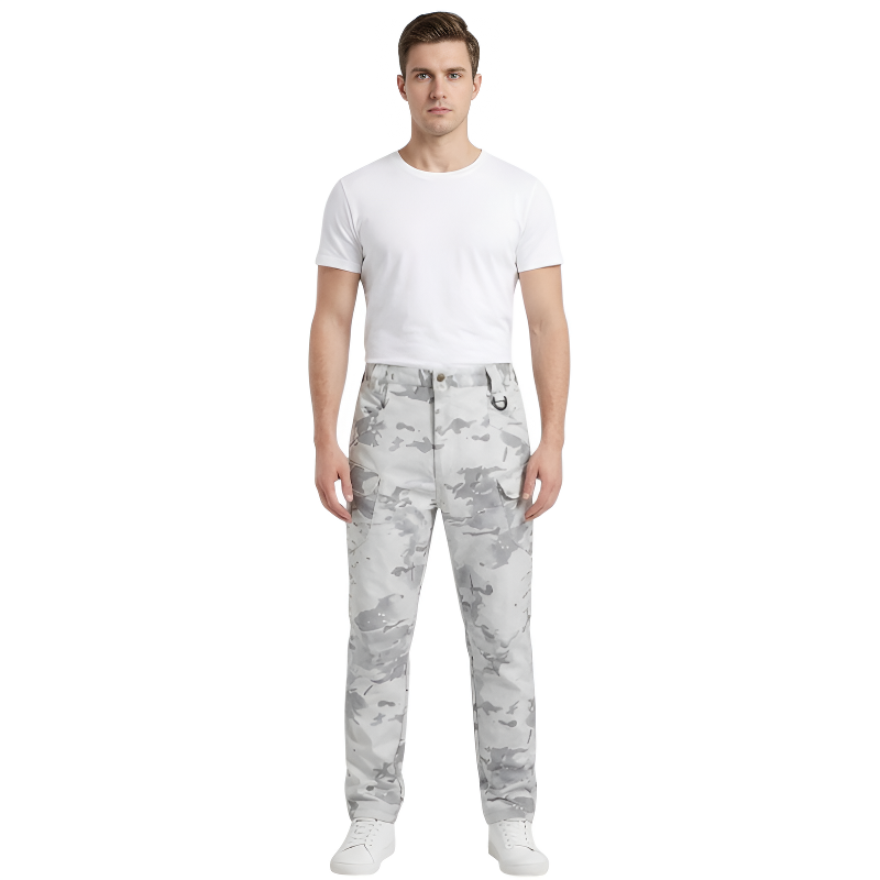 White Camouflage Trousers