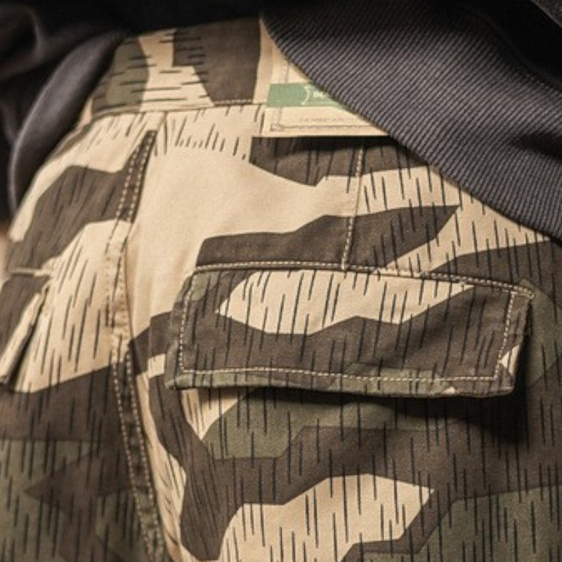 Oversized camo cargo pants military