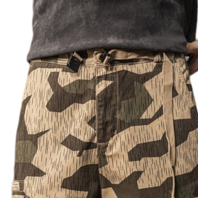 Oversized camo cargo pants military