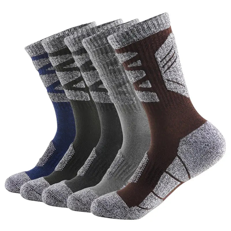 PACK DE 5 - Chaussettes randonnée coton