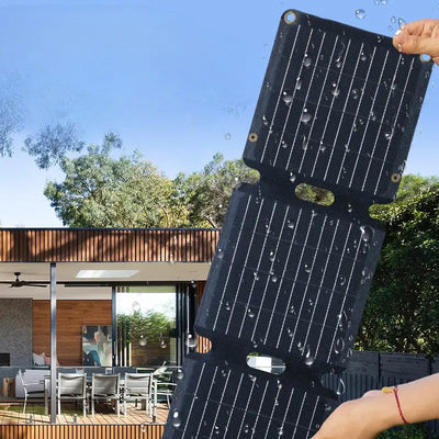 Panneau solaire autonomie randonnée leger