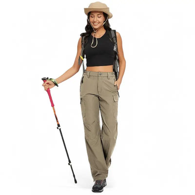 Pantalon de randonnée femme avec poches
