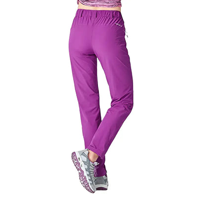 Pantalon randonnée femme violet