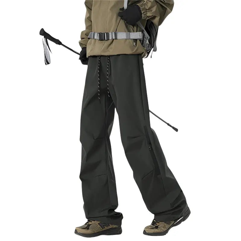 Pantalon trekking gris