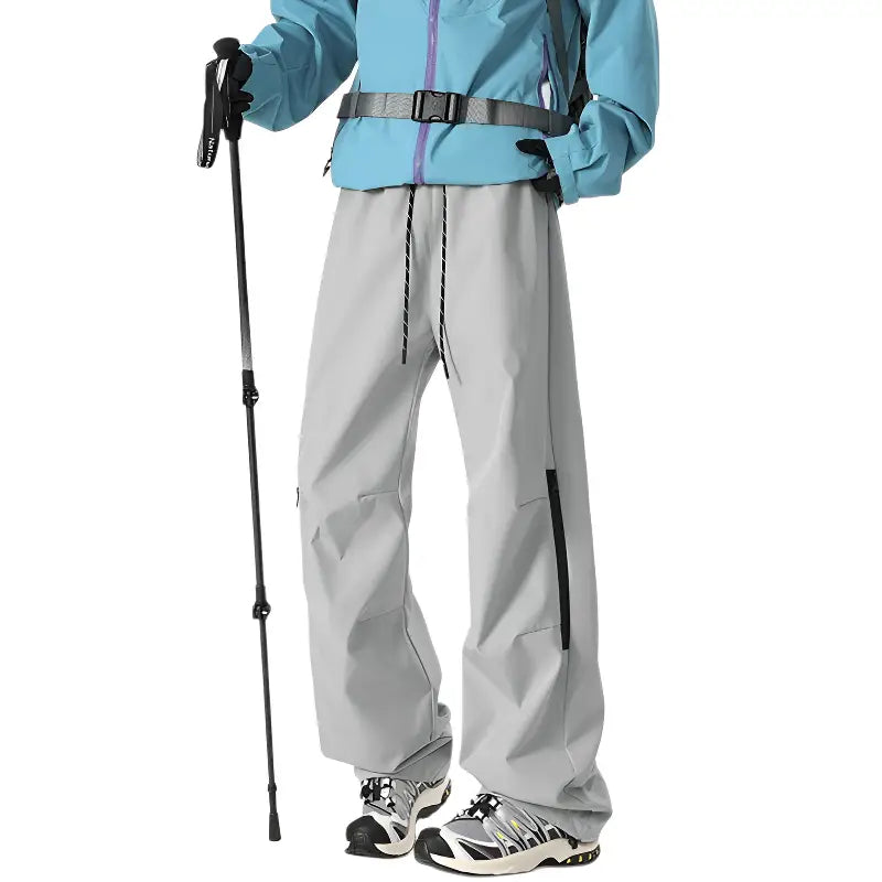 Pantalon trekking gris