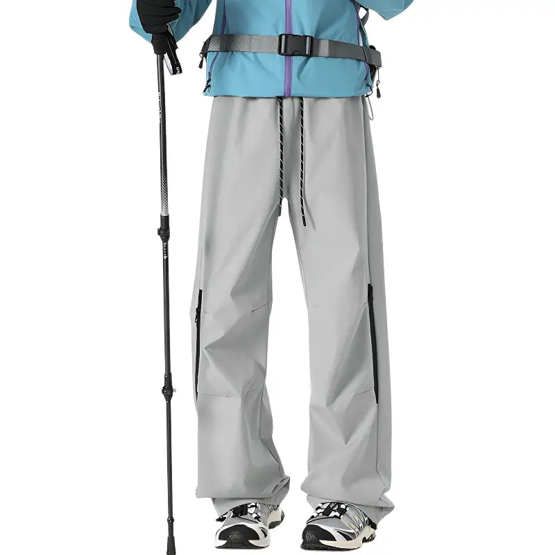 Pantalon trekking gris