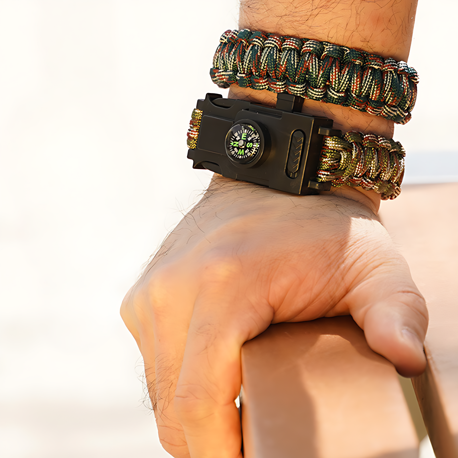 Para cord knife bracelet