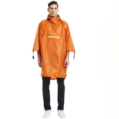 Poncho chasse orange