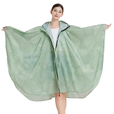 Poncho de pluie femme coupe-vent