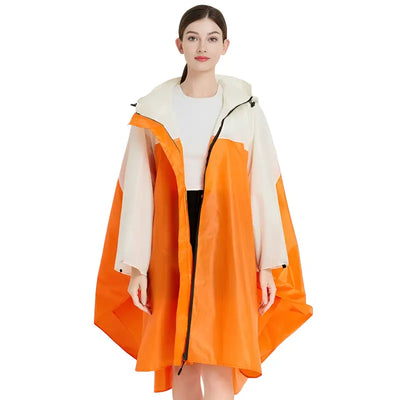 Poncho de pluie femme coupe-vent