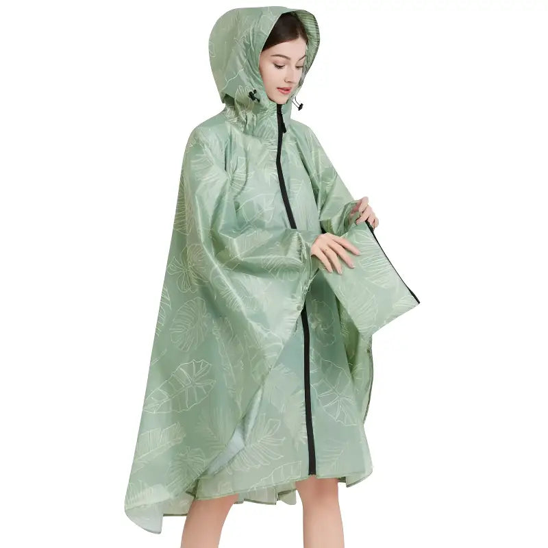 Poncho de pluie femme coupe-vent