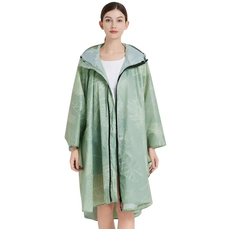 Poncho de pluie femme coupe-vent