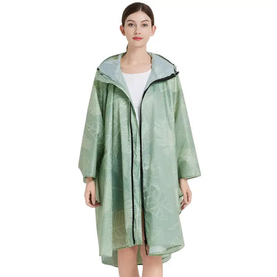 Poncho de pluie femme coupe-vent