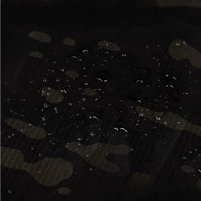 Poncho noir imperméable randonnée