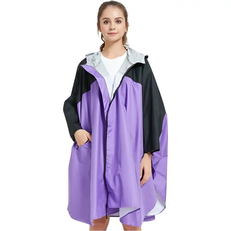Poncho pluie femme ample