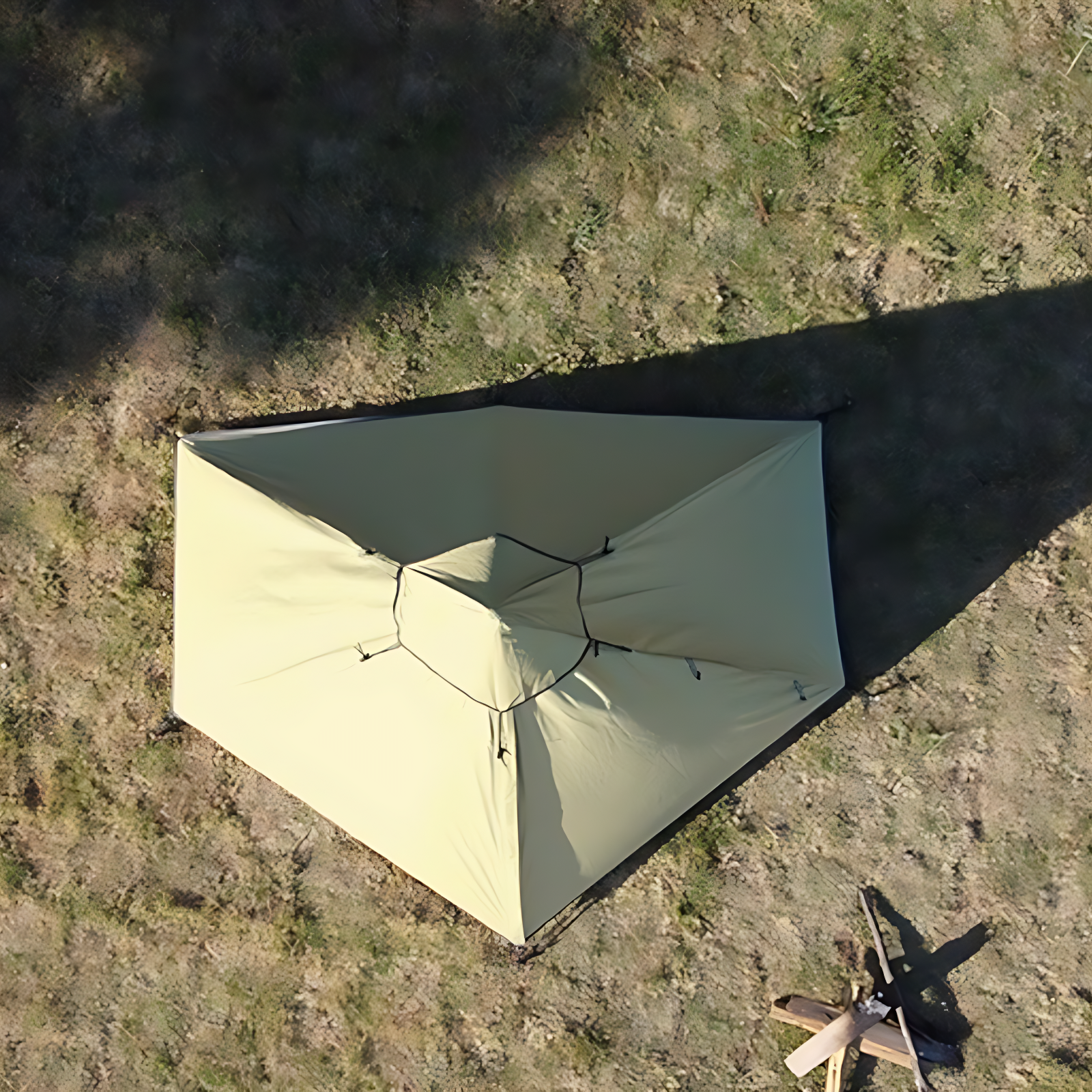 Pyramid camping tent