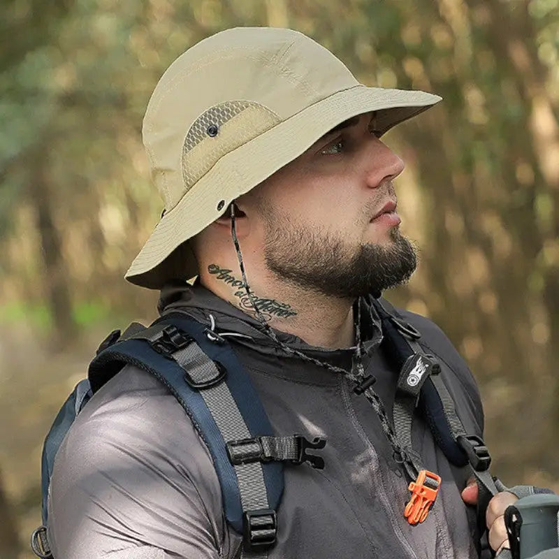 Quick dry bush hat