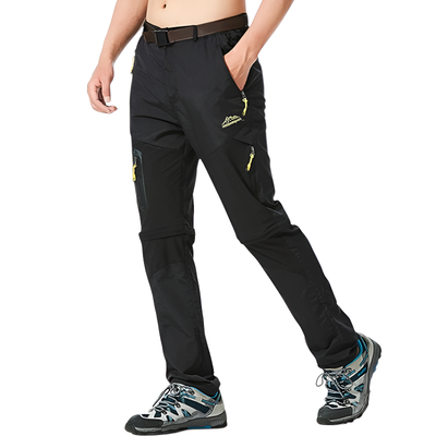 Quick dry detachable hiking pants