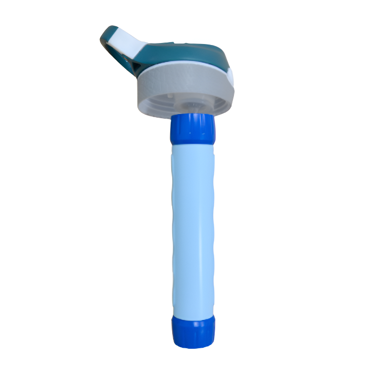 Survival bottle with filter water