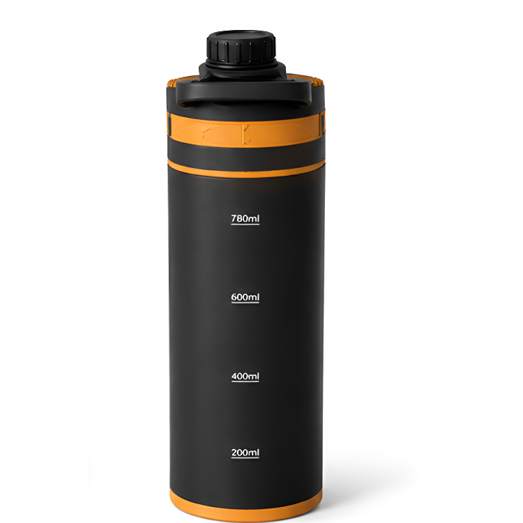 Tactical bottle with filter water