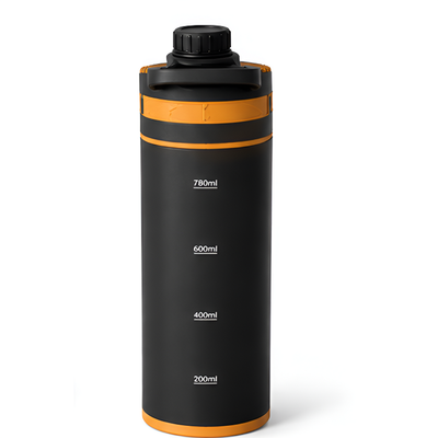Tactical bottle with filter water
