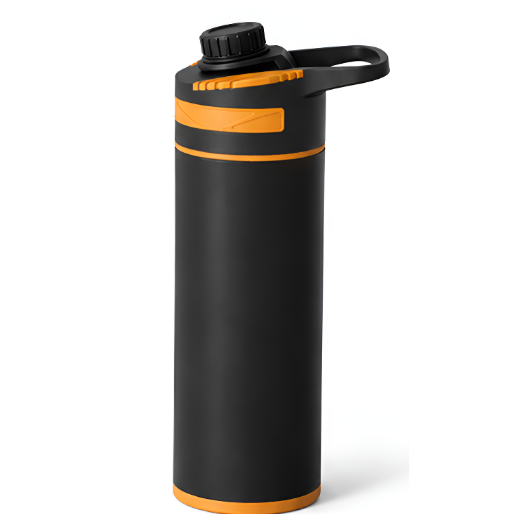 Tactical bottle with filter water