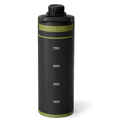 Tactical bottle with filter water