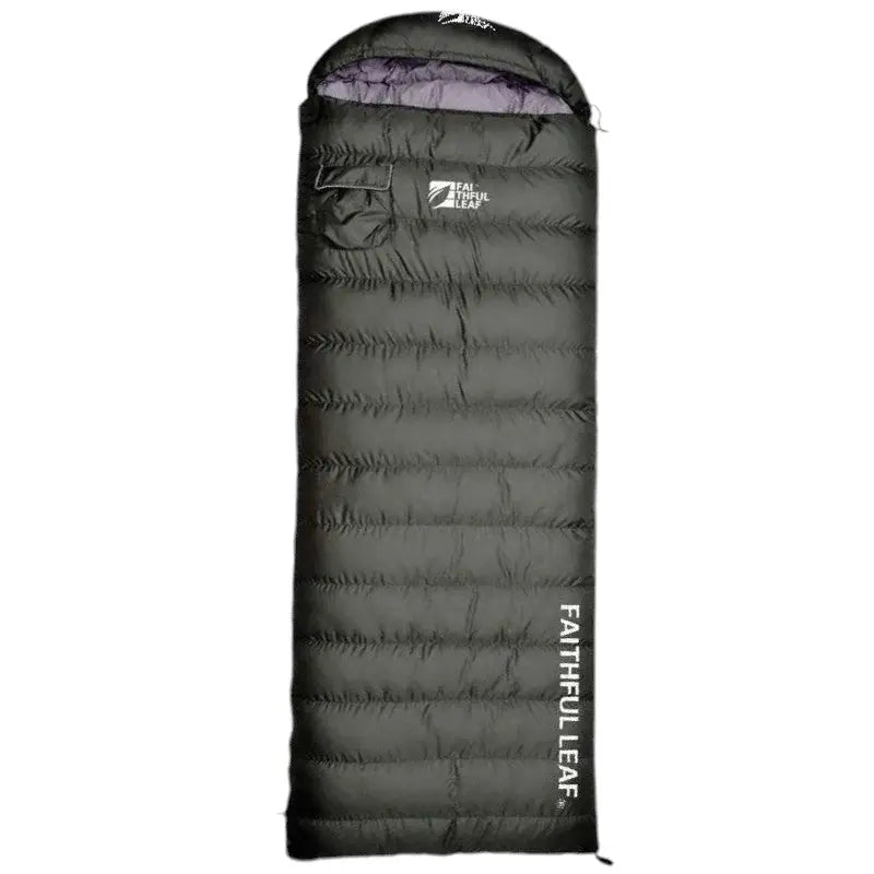 Sac de couchage duvet canard noir
