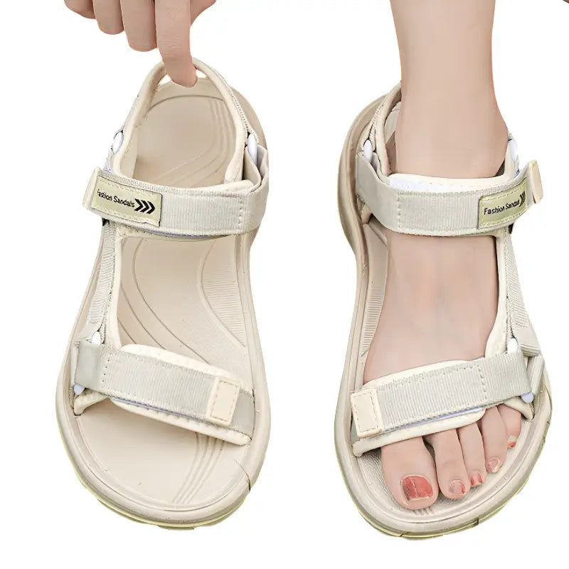 Sandales de randonnée femme à scratch