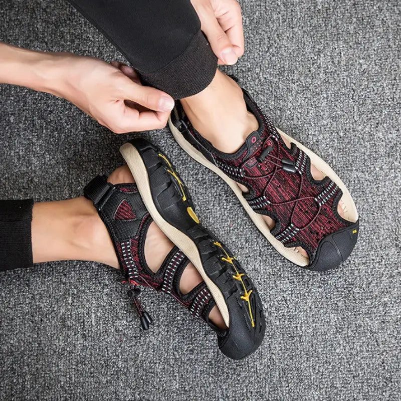 Sandales fermées randonnée homme